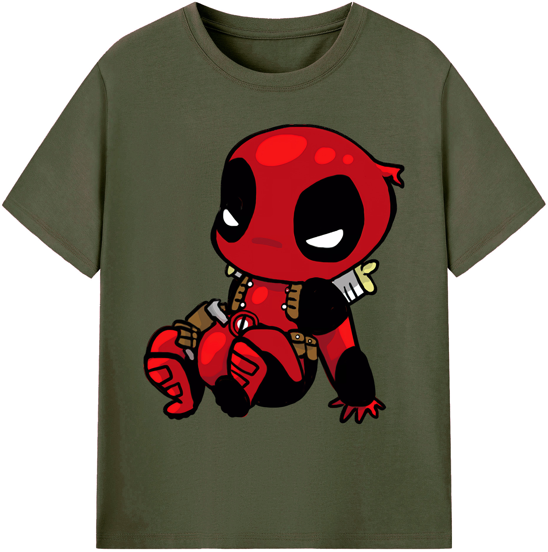 （画像用） Deadpool デッドプール 綿100％ メンズ半袖Tシャツ｜肌触りやわらか＆通気性